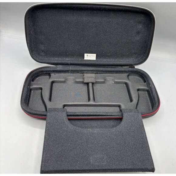 Nintendo Switch Black Travel Carrying Case With Handle‎ Game Storage - Picture 2 of 5